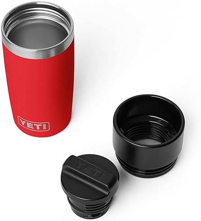 YETI RAMBLER 12 OZ STAINLESS STEEL TRAVEL BOTTLE, VACUUM INSULATED, LEAKPROOF COMMUTER CAP, RED