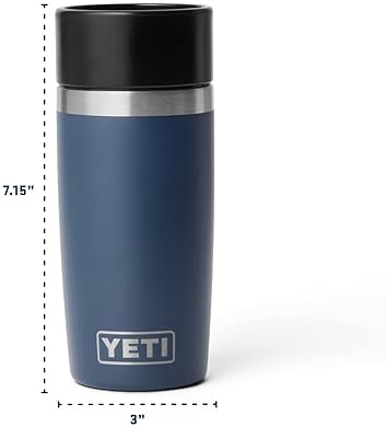 YETI RAMBLER 12 OZ STAINLESS STEEL TRAVEL BOTTLE, VACUUM INSULATED, LEAKPROOF COMMUTER CAP, RED