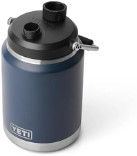 YETI RAMBLER 2.0 HALF GALLON JUG - VACUUM INSULATED, LEAKPROOF STAINLESS STEEL NAVY