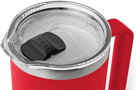 YETI RAMBLER 34 OZ VACUUM INSULATED STAINLESS STEEL PITCHER WITH MAGSLIDER LID IN RESCUE RED