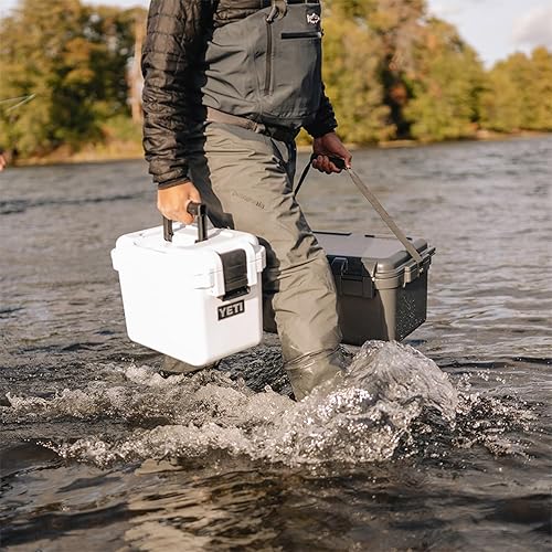 YETI LOADOUT 15 WATERPROOF GOBOX DIVIDED CARGO CASE DRY BOX CAMERA FISHING TACKLE CHARCOAL