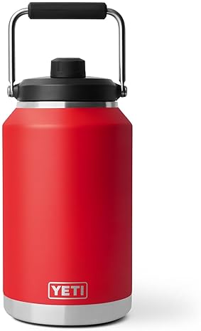YETI RAMBLER 2.0 GALLON JUG - VACUUM INSULATED, LEAKPROOF STAINLESS STEEL WITH MAGCAP, RED