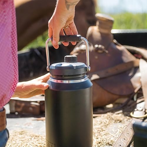 YETI RAMBLER 2.0 GALLON JUG - VACUUM INSULATED, LEAKPROOF STAINLESS STEEL WITH MAGCAP, RED