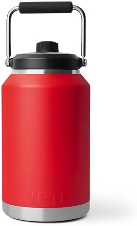 YETI RAMBLER 2.0 GALLON JUG - VACUUM INSULATED, LEAKPROOF STAINLESS STEEL WITH MAGCAP, RED
