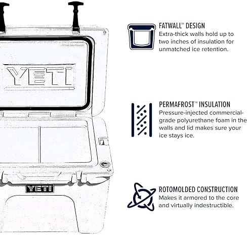 YETI TUNDRA 35 COOLER DURABLE, HEAVY-DUTY INSULATED COOLER FOR OUTDOOR ADVENTURES
