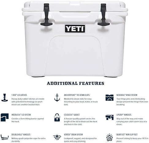 YETI TUNDRA 35 COOLER DURABLE, HEAVY-DUTY INSULATED COOLER FOR OUTDOOR ADVENTURES