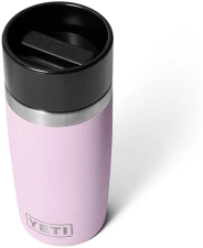 YETI RAMBLER 12 OZ STAINLESS STEEL TRAVEL BOTTLE, VACUUM INSULATED, LEAKPROOF CHERRY BLOSSOM CAP