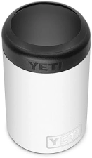 YETI RAMBLER 12 OZ WHITE CAN INSULATOR COLSTER FOR STANDARD SIZE CANS, NO CAN INSERT