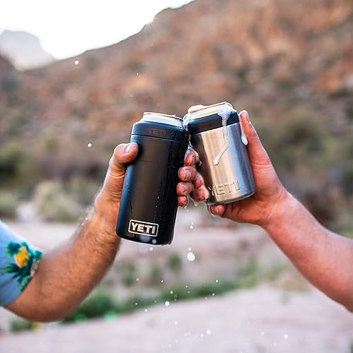YETI RAMBLER 12 OZ WHITE CAN INSULATOR COLSTER FOR STANDARD SIZE CANS, NO CAN INSERT
