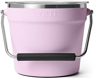 YETI BEVERAGE AND ICE BUCKET HOLDS 6 LONGNECK BOTTLES OR 3 WINE BOTTLES, DURABLE COOLER