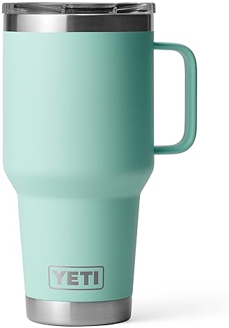 YETI RAMBLER 30 OZ STAINLESS STEEL TRAVEL MUG, VACUUM INSULATED WITH STRONGHOLD LID