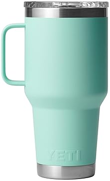 YETI RAMBLER 30 OZ STAINLESS STEEL TRAVEL MUG, VACUUM INSULATED WITH STRONGHOLD LID