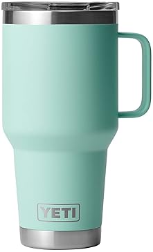 YETI RAMBLER 30 OZ STAINLESS STEEL TRAVEL MUG, VACUUM INSULATED WITH STRONGHOLD LID