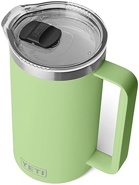 YETI RAMBLER 34 OZ STAINLESS STEEL PITCHER WITH VACUUM INSULATION AND MAGSLIDER LID, KEY LIME