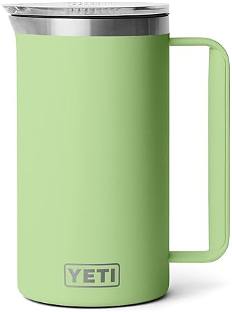 YETI RAMBLER 34 OZ STAINLESS STEEL PITCHER WITH VACUUM INSULATION AND MAGSLIDER LID, KEY LIME