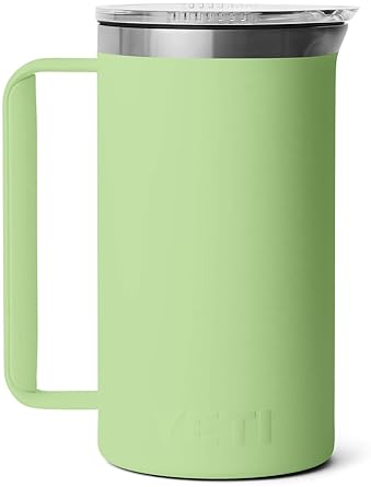 YETI RAMBLER 34 OZ STAINLESS STEEL PITCHER WITH VACUUM INSULATION AND MAGSLIDER LID, KEY LIME
