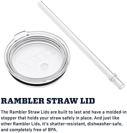 YETI RAMBLER 35 OZ STAINLESS STEEL TUMBLER WITH HANDLE STRAW LID, VACUUM INSULATED MUG KEY LIME