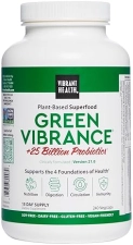 VIBRANT HEALTH GREEN VIBRANCE VEGAN SUPERFOOD PILLS, 240 COUNT SINGLE PACK