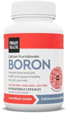 VIBRANT HEALTH BORON CAPSULES VEGETARIAN JOINT BONE SUPPORT, 60 COUNT