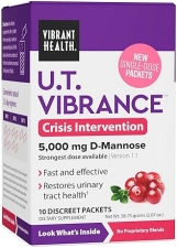 VIBRANT HEALTH U.T. VIBRANCE URINARY TRACT SUPPORT STICK PACKS, 10 SERVINGS, CRISIS CARE