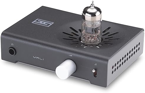 SCHIIT VALI 3 HYBRID TUBE HEADPHONE AMPLIFIER AND PREAMP BLACK FINISH
