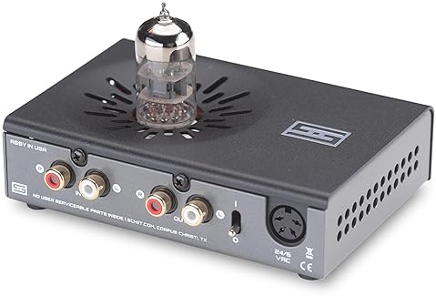 SCHIIT VALI 3 HYBRID TUBE HEADPHONE AMPLIFIER AND PREAMP BLACK FINISH