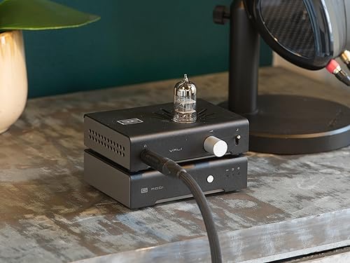 SCHIIT VALI 3 HYBRID TUBE HEADPHONE AMPLIFIER AND PREAMP BLACK FINISH