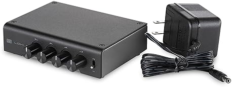 SCHIIT LOKI MINI 4-BAND TONE CONTROL EQUALIZER BLACK COMPACT AUDIO SOUND ENHANCER