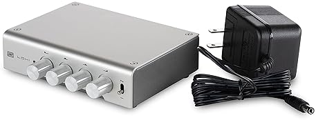 SCHIIT LOKI MINI 4-BAND TONE CONTROL EQUALIZER SILVER COMPACT AUDIO SOUND ENHANCER