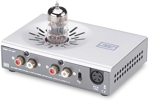 SCHIIT VALI 3 SILVER TUBE HYBRID HEADPHONE AMPLIFIER AND PREAMP HIGH-QUALITY AUDIO