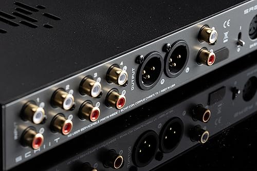 SCHIIT SAGA 2 CLASS A DIFFERENTIAL PREAMPLIFIER WITH REMOTE CONTROL BLACK