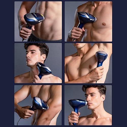 DERMRAY 810NM DIODE LASER HAIR REMOVAL DEVICE FOR SKIN TONE 1-5, PERMANENT HOME USE HAIR REDUCTION