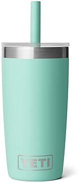 YETI RAMBLER JR 10 OZ TUMBLER WITH SILICONE STRAW LID DURABLE KIDS DRINKWARE CUP