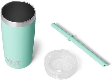 YETI RAMBLER JR 10 OZ TUMBLER WITH SILICONE STRAW LID DURABLE KIDS DRINKWARE CUP