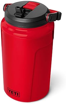 YETI SILO HALF GALLON INSULATED WATER JUG WITH STRAW CAP FENCE HOOK LEAKPROOF, LIGHTWEIGHT, ICE-COLD