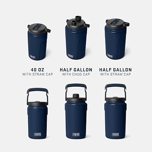 YETI SILO HALF GALLON INSULATED WATER JUG WITH STRAW CAP FENCE HOOK LEAKPROOF, LIGHTWEIGHT, ICE-COLD