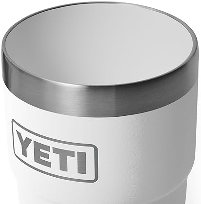 YETI RAMBLER 8OZ INSULATED COFFEE MUG WITH LID - STACKABLE, VACUUM INSULATED, DISHWASHER SAFE