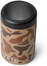 YETI RAMBLER 12 OZ CAN INSULATOR COLSTER FOR STANDARD CANS, WETLANDS CAMO, NO CAN INSERT
