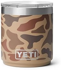 YETI RAMBLER 10 OZ STACKABLE LOWBALL 2.0 VACUUM INSULATED STAINLESS STEEL MUG WITH MAGSLIDER LID WET