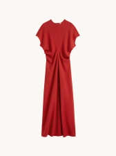 TOTEME SLOUCH WAIST WOOL DRESS