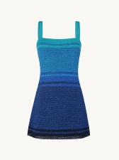 ESCVDO PLUMAR MINIDRESS BLUES