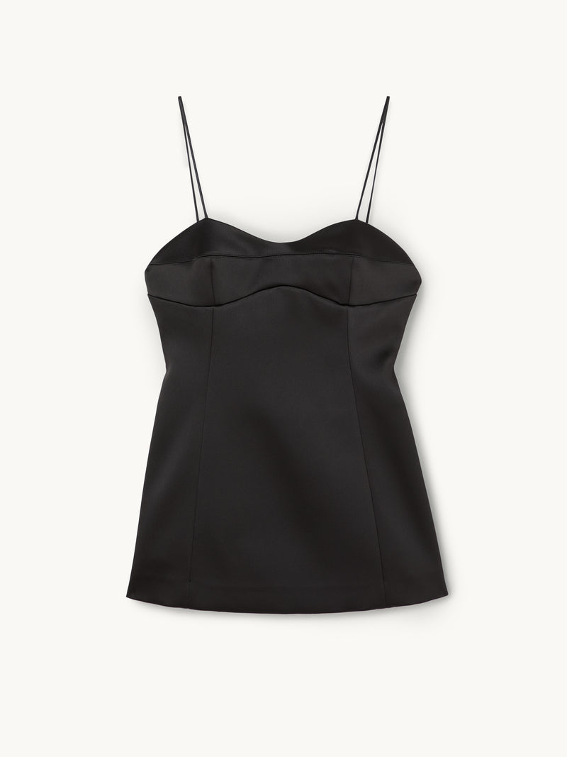 RóHE BUSTIER TOP BLACK