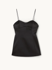 RóHE BUSTIER TOP BLACK