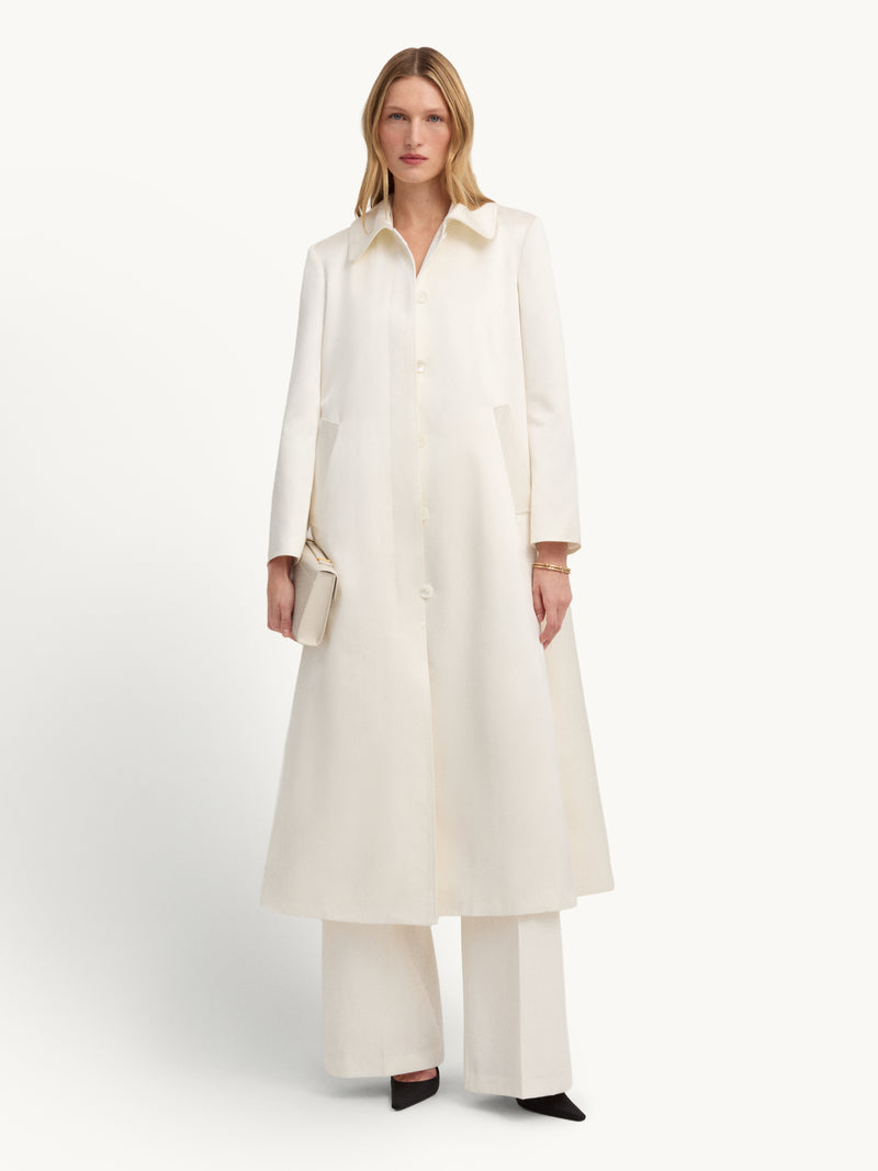 GWYN ODILE COAT IVORY