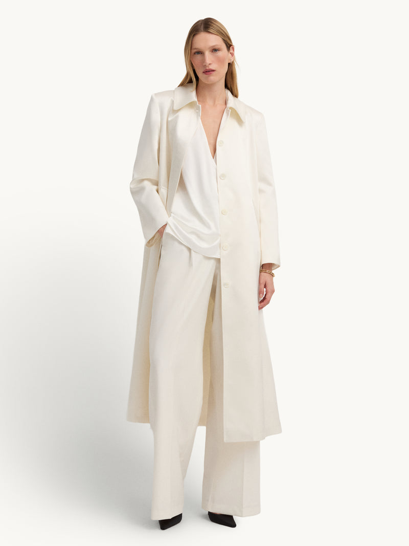 GWYN ODILE COAT IVORY