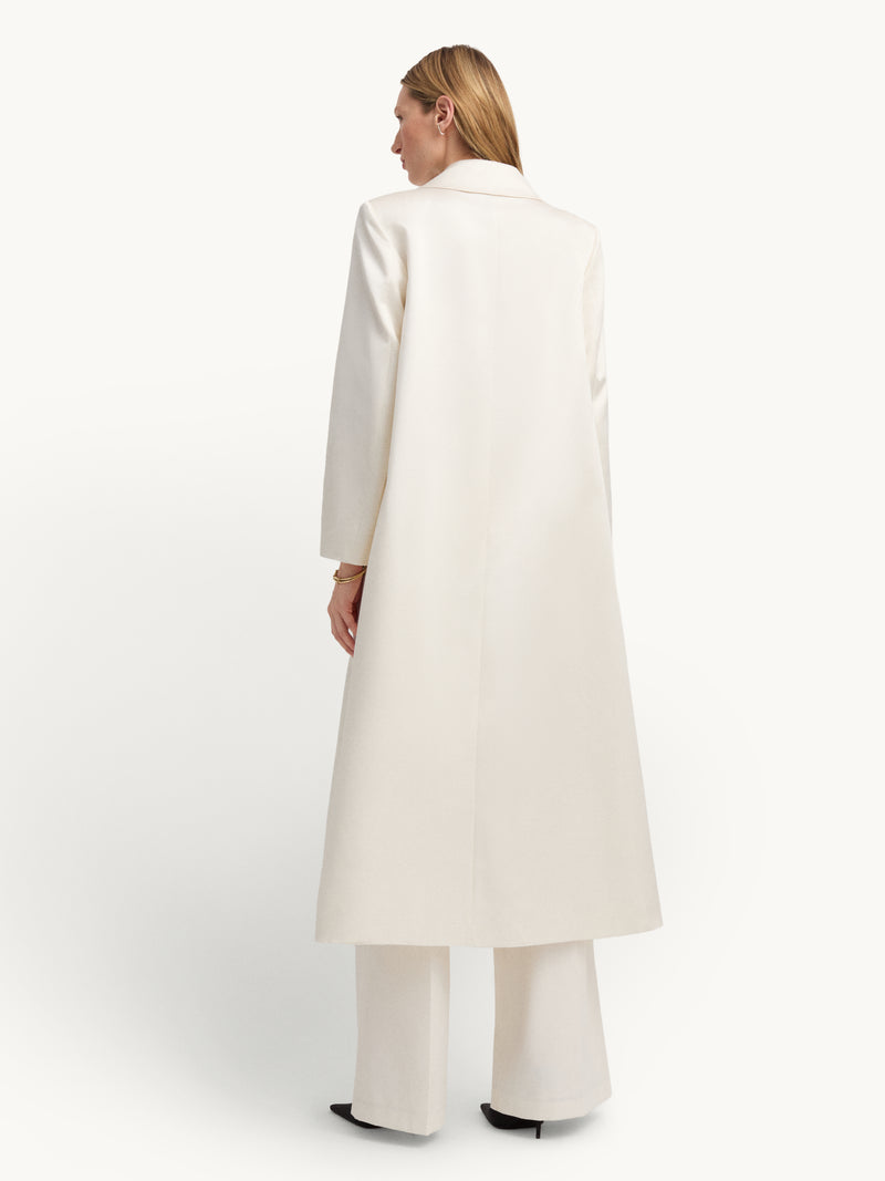 GWYN ODILE COAT IVORY
