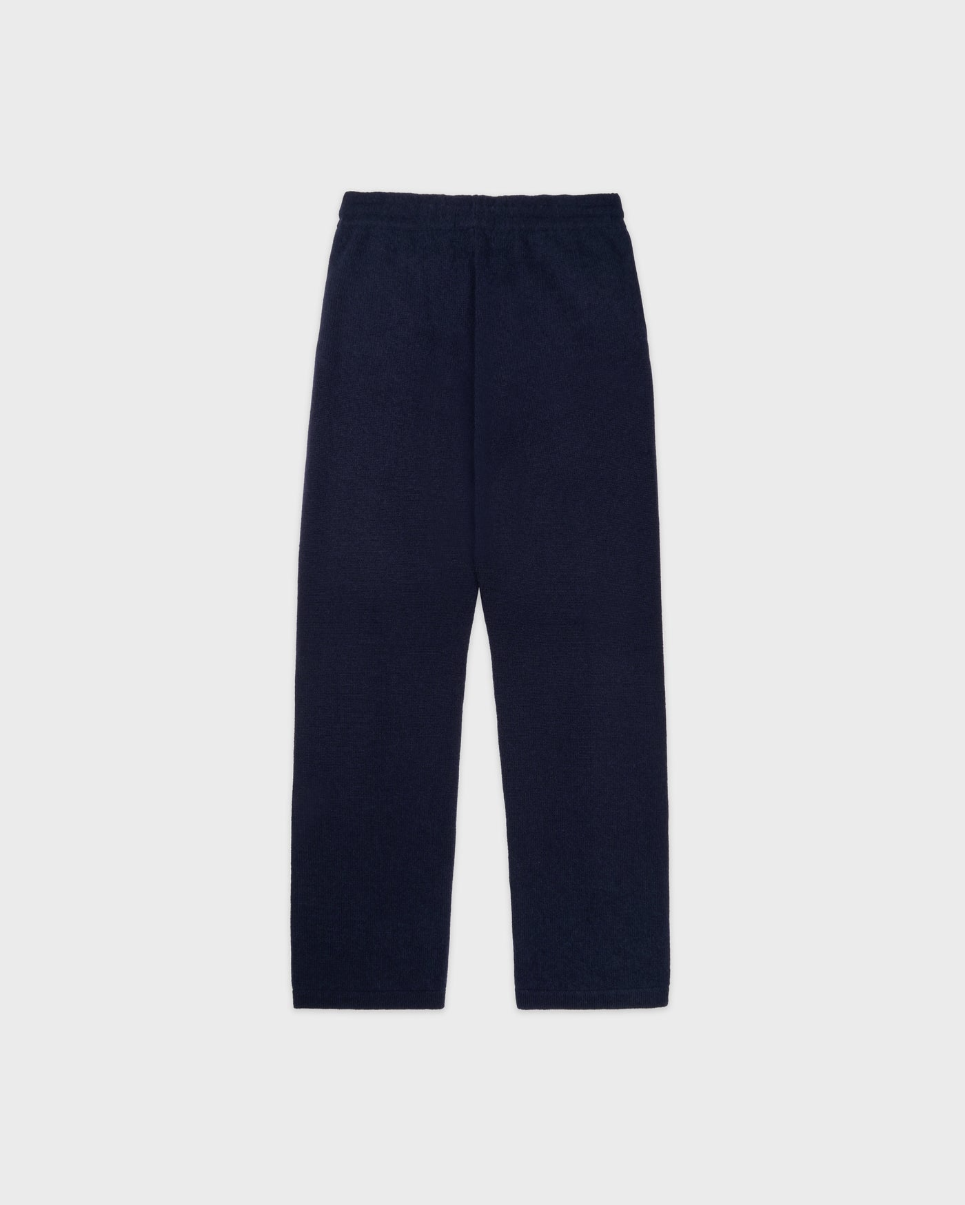 SPORTY&RICH HERITAGE YANKEES SERIF CASHMERE TROUSERS - NAVY/WHITE