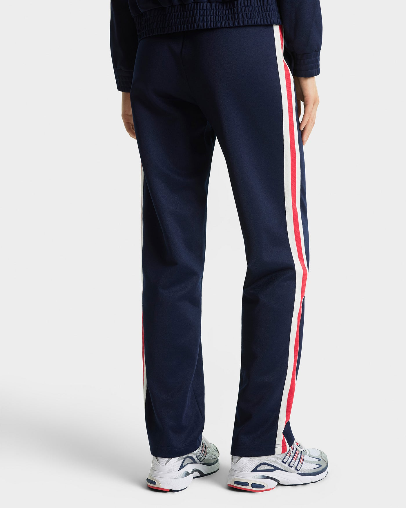 SPORTY&RICH YANKEES SERIF TRACK PANT - NAVY/WHITE/RED