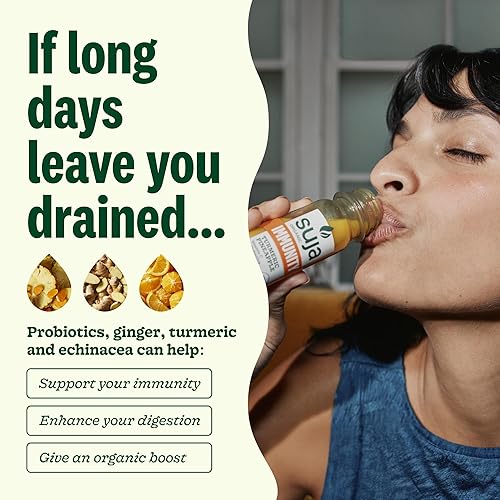 SUJA ORGANIC IMMUNITY DEFENSE SHOTS 20 PACK WITH TURMERIC, GINGER - PLANT-BASED, GLUTEN-FREE