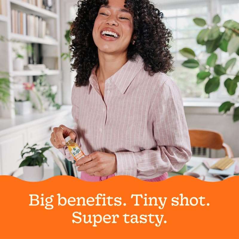 SUJA ORGANIC ELDERBERRY IMMUNITY SHOT WITH TURMERIC GINGER COLD-PRESSED, PROBIOTICS 20 PACK